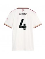 Arsenal Ben White #4 Tredjedrakt Dame 2025-26 Korte ermer